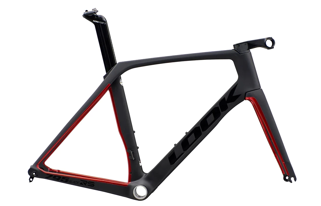 LOOK 795 BLADE RS DISC BRAKE FRAMESET (BLACK METALLIC RED MAT GLOSSY)