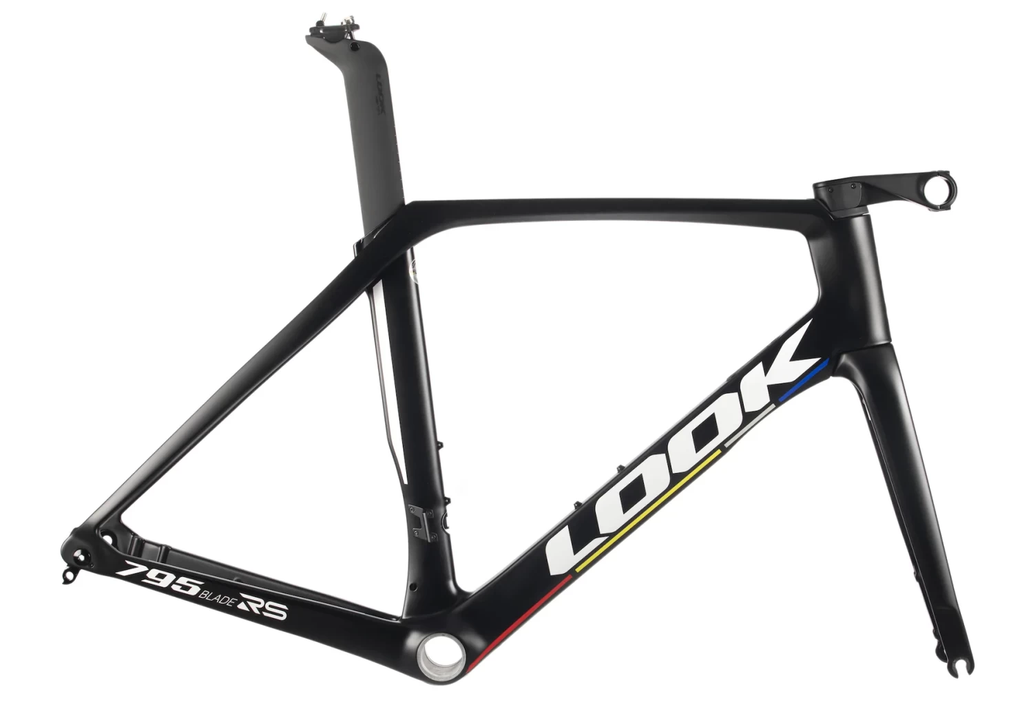 LOOK 795 BLADE RS RIM BRAKE FRAMESET (PROTEAM BLACK ULTRA MAT GLOSSY)