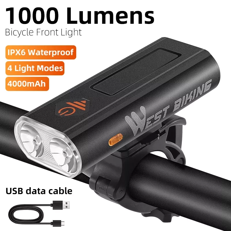 1000 lumen front bike light new arrivals